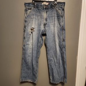 Levi's Y2K thrashed loose straight carpenter jeans size W38xL29